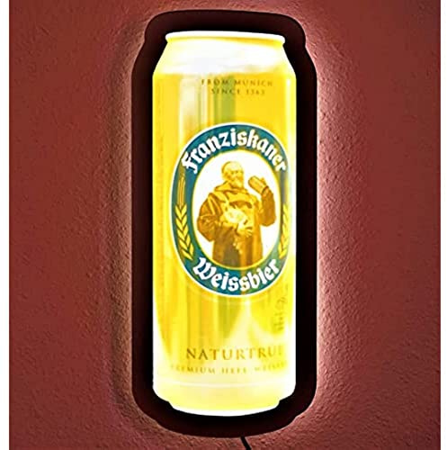 Prouten Revolutionary 16in Franziskaner Weissbier LED Sign Light Vivid Printing Tech Design Beer Bar Pub Decor Lamp