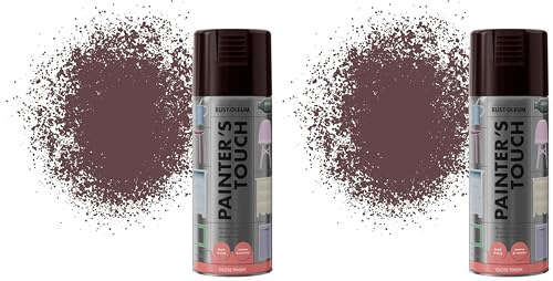 Rust-Oleum AE0040006E8 400ml Painter's Touch Spray Paint - Chestnut Gloss (Pack of 2)