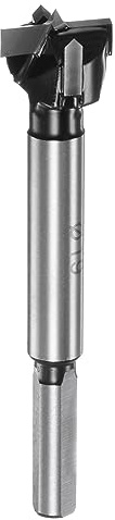 sourcing map Forstnerbohrer 19 mm K30/C1 Wolframkarbidspitze Dreieckschaft Holz Forstnerbohrer Öffner Cutter für Scharnierloch Bohren Holzbearbeitung