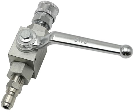 MDEOOSKY High Pressure Washer Ball Valve Kit, 3/8” Quick Disconnect, Fit for Power Washer Hose, 4500 PSI