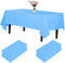 Newthinking Einweg Party Tischdecken, Rechteckig, 137 x 274 cm, 4 Stück, Kunststoff-Tischdecke für Party, Hochzeit, Grillen,Picknick, Weihnachten (Blau)