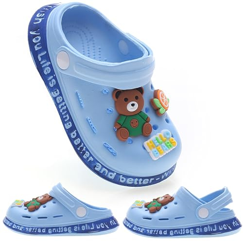 ZYLDK Sandali Estivi Bambina Unisex - Bambini Zoccoli e Sabot Pantofole Bambino Sandali Spiaggia