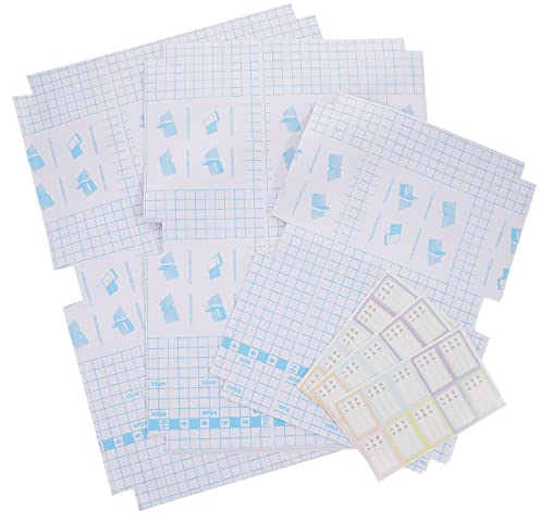 TEHAUX 30 Stück Buchschutzhüllen Selbstklebend Transparent Verschleißfest Buchcover A4 A5 Schutz Für Schul Und Lehrbücher