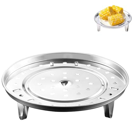 Porta Di Cottura A Vapore, 18 Cm Porta Vapore In Acciaio Inossidabile Supporto Per Vapore Cestino Da Cottura A Vapore Vapore Piatto Di Cottura A Vapore Per Cesto Di Piroscafo Con Gamba Rimovibile
