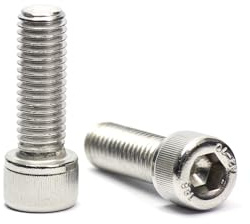 Lot de 10 vis cylindriques DIN 912 ISO 4762 galvanisées 8.8 Vis machine M5 x 22 mm