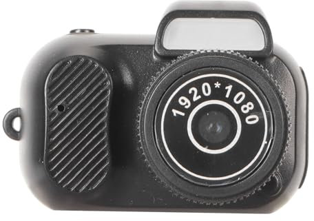 ASHATA Mini Caméscope DV, Caméra Vidéo Numérique Portable 1080P, Caméscope DV avec écran de 0,96 Pouces, Mini Appareil Photo Reflex Numérique Rétro pour Les Sports de Randonnée en Plein