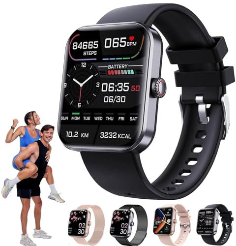 Wizvox 2025 Smartwatch Donna - 50 modalità sportive 1.9 pollici Cardiofrequenzimetro Da Polso Monitoraggio Del Sonno Accessorio Di Moda