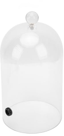 Cloche à Fumer pour Boissons Alimentaires – Couvercle en Forme de Dôme pour Cloche à Fumer, Acrylique Transparent, Accessoire de Dôme pour Fumoir à Cocktail pour Boissons à (24cm)