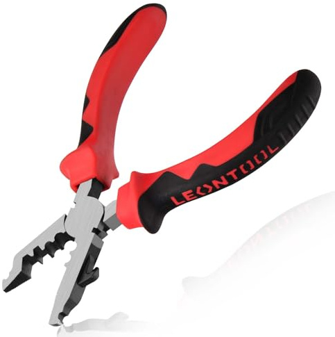 LEONTOOL Archery Nocking Point Pliers D Loop String Clamp String-Loop Nocking Plier for Compound and Recurve Bowstring Arrow Nocks Points Installation Removal String Bowstring Maintenance,TPR Handle