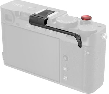 SMALLRIG Thumb Grip with Hot Shoe Cover Daumengriff mit Blitzschuhabdeckung für FUJIFILM X-E5 (Schwarz) - 5452