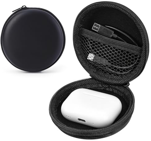 mini étui de rangement pour casque, protection sacoche de rangement Écouteur coque rigide, our casque portable, sac à main multifonctionnel