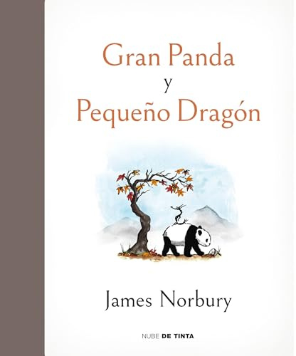 Gran panda y pequeño dragón (Nube de Tinta)