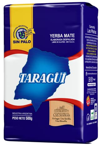 Yerba Mate Taragui Azul 500g sans tiges