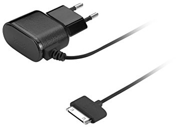 Aiino AIWB1AA30-BK - Cargador de pared 1A incluye Apple Dock 30 Pin Cable, color negro