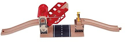 Hape Eisenbahnwelt Zugbrücke aus Holz, ab 3 Jahren