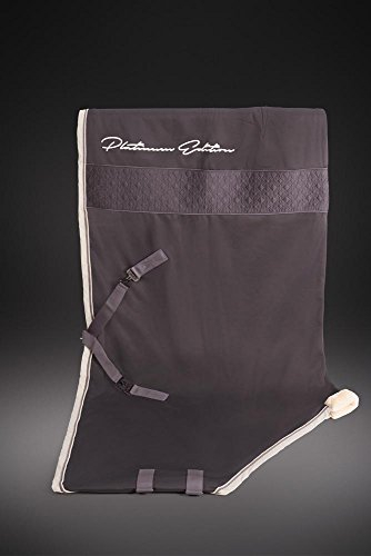 Eskadron Abschwitzdecke JERSEY STRIPE (Platinum ltd.) violetgrey, Eskadron_Platinum_2017_Groessen:9/XXL
