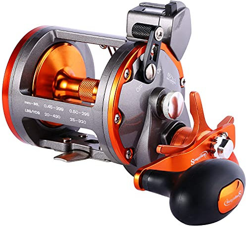 Sougayilang Schnurzähler Schlepprolle konventionelle Stufe Wind Angelrolle Thunder LS II 4000R-rechte Hand