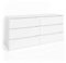 Vicco Kommode Ruben, Kommodenschrank, Weiß, 160 x 78 cm