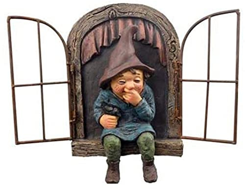 Hieefi Gnome Elf Tree Hugger Résine Miniature Jardin Gnomes Décoration De Jardin Lunatique Arbre Sculpture Résine Multicolore Nature Whimsical Extérieur Décoratif Tout Âge FIGURINE
