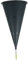 Artibetter In Ground Cemetery Vase Memorial Floral Vases Floral Vase Pot with Metal Ground Spikes for Flowers and Grave Decorations, Green, 28X13X13CM (84302MLX410B)