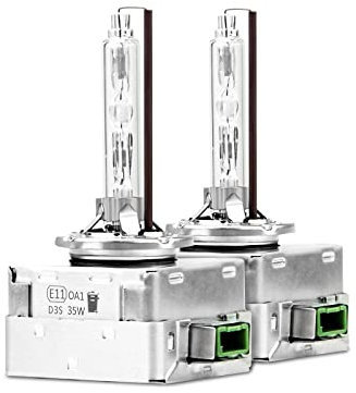 D-Lumina D3S 8000K Xenon bulbs 12v 35w OEM HID Bulb Set +50% More Light, Pack of 2