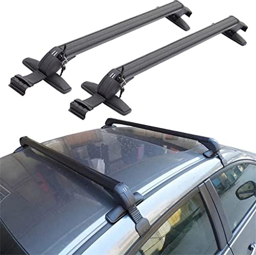 HOWENG Auto-Dachträgerstangen Querträger Aluminium,für Skoda Octavia 2004-2012 Auto-Querträger Dachgepäckträger Oberer Frachttransportträger Fahrradhalterung