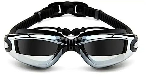 QIUNI Gafas de natación para adultos con miopía, con tapones para los oídos, gafas profesionales para piscina, anti-vaho, para hombres y mujeres, ópticas, impermeables, venta al por mayor