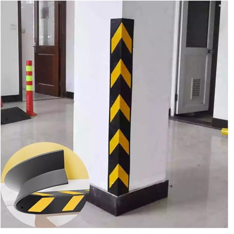 XILYZMO Protector Columnas Garaje, Antiimpacto Cochera Columna De Goma, Reflexivo Proteccion Rayas Rincón De Advertencia, Seguridad Advertencia Cojín De Parachoques (Color : 31x3.93-0.23in, Tamaño :