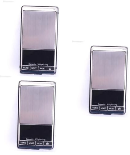 Ciieeo 3St schmuck digitale Taschenwaage elektronische Taschenwaagen Präzision elektronische Waage Karat- Waagen ausbalancieren