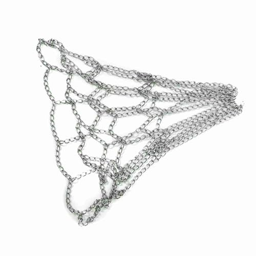 Basketballnetz, Pflicht-Basketballnetz, Ersatz-Basketballnetz, Ersatz-Basketballkorbnetz, für die Meisten Basketballplätze Im Freien (Silver)