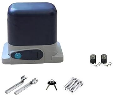 Kit di apertura per cancelli scorrevoli, 800KGS Operatore elettrico della porta azionamento automatico della cremagliera scorrevole residenziale con telecomando for il controllo app apri per famiglie,