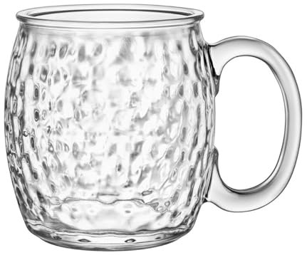 MOSCOW MULE cl54 Tazza bicchiere Mug Vetro con manico Bartender Cocktail Gin Tonic Fizz Margarita tropicali Jungle Bird tiki