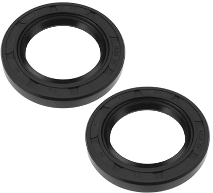LT Easiyl Öldichtung, metrische Wellendichtring, TC, Doppellippen, Gummidichtung für abgedichtete Lager, Maschinen, Automobil, Hydraulikausrüstung, 30 x 47 x 7 mm, Schwarz, 2 Stück