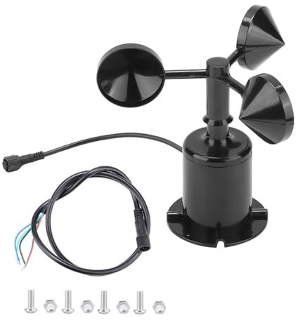 Anemometro Sensore di velocità del alto alto 0-70 m/s Range Anti Erosion Trattato in policarbonato Cuggine a guscio per le stazioni meteorologiche Servi