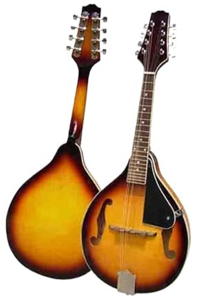 Mandoline À Huit Cordes Instrument De Performance Professionnelle Orange Instrument Mandoline(3/4)