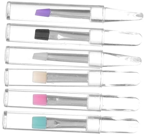 BESTYASH 6 Piezas Cepillo de Silicona para Rizar Pestañas Kit de Pinceles de Maquillaje Accesorios de Maquillaje para Ojos y Cejas Herramienta de Peinado