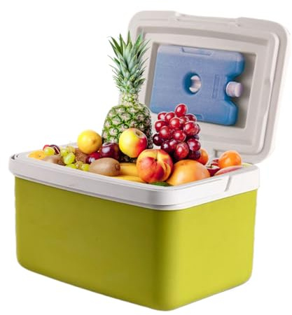Glacière Isotherme - Glacière de Camping avec 4 Packs de Glace - Conteneurs Thermiques Portables Avec Poignée Ergonomique Grande Capacité Ensemble Pique Nique Pour Boissons Et Collations Plage Camping