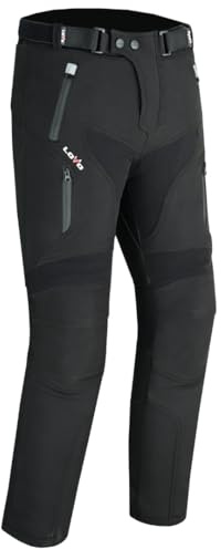 LOVO - Pantalones Softshell Moto - Pantalon Moto Hombre y Mujer - Ropa Moto Segura - Pantalones de Moto Unisex - Confort Softshell, Estilo (FR/ES, Letras, L, Regular, Regular)