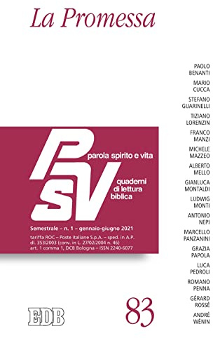 Parola spirito e vita. Quaderni di lettura biblica. La promessa (2021) (Vol. 1)