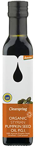 Clearspring - Olio di semi di zucca, biologico, 250 ml (confezione da 2)