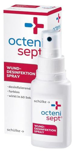 octenisept Wund-Desinfektion Spray - schmerzfreies Antiseptikum zur Behandlung von akuten und chronischen Wunden, schützt vor Wundinfektionen, 50 ml Lösung