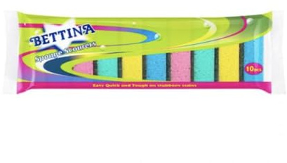 10 Pack Sponge Scourer Washing Up