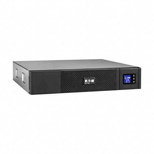 Eaton 5SC 2200 IEC USV Tower/Rack 2U -Line-interactive Unterbrechungsfreie Stromversorgung -5SC2200IRT -2200VA (8 Ausgänge IEC-C19 16A, Shutdown-Software, AVR Spannungsregler, inkl. USB-Kabel) Schwarz