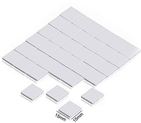 DLRSET Pad Thermique CPU, Pad Thermique Tichkess 100x100mm, 0.5mm 1mm de 1,5 mm 2mm 2mm 3mm 5mm 5mm CPU Silicone de Refroidissement en Silicone conducteur de Silicone conducteur