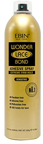 EBIN New York Wonder Lace Bond Adhesive Spray - Sensitive, 420ml