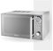 Swan SM3080LN with Glass Turntable, 10 Power Levels, Mirrored Door, 20L, 800W, Silver