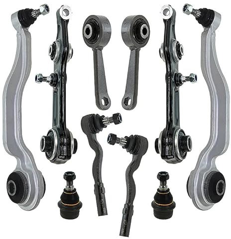 ATEC Germany 2x Brazo de control inferior, 2x Brazo de control inferior, 2x barra de acoplamiento, 2x rótula de dirección, 2x rótula MERCEDES CLS (C219), Clase E (W211)(S211)