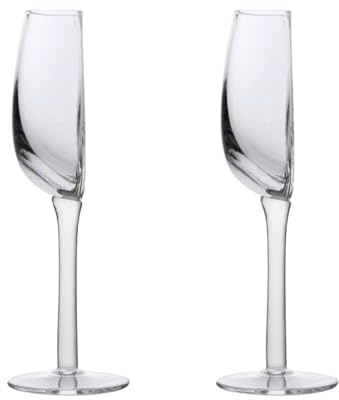 Humkopnl Demi Verre à Vin | Tasses à Vin Rouge Cristallines Créatives de 140 ml | Coupé en Deux Tasses en Verre Demi- Verre À Demi-Tasse À Vin Rouge À Longue Tige Verrerie À Vin pour Cadeau