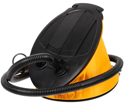 MERRYHAPY 1stücke Fußpumpe Für Luftmatratzen Boote Und Bälle Tragbare Vielseitige Und Langlebige Fußpumpe Mit Mehreren Düsen Für Aufpumpen Von Sportgeräten Und Spielzeugen
