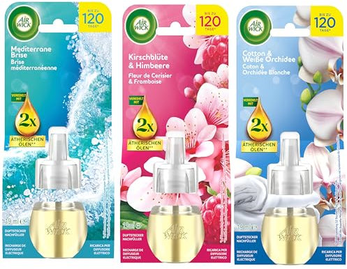 Air Wick Duftstecker Nachfüller SET - Frische Düfte 3x19ml